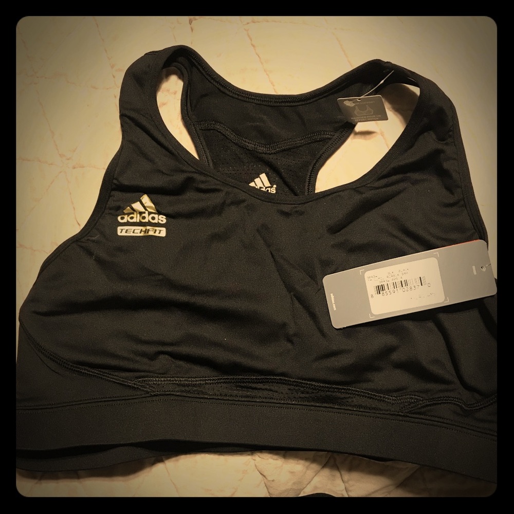 Black Adidas Clima Cool Racerback bra